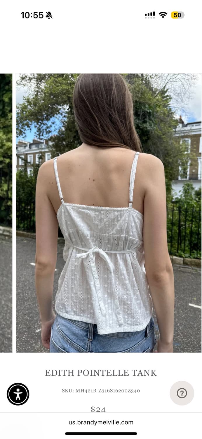Brandy Melville Edith Top 상품이미지3