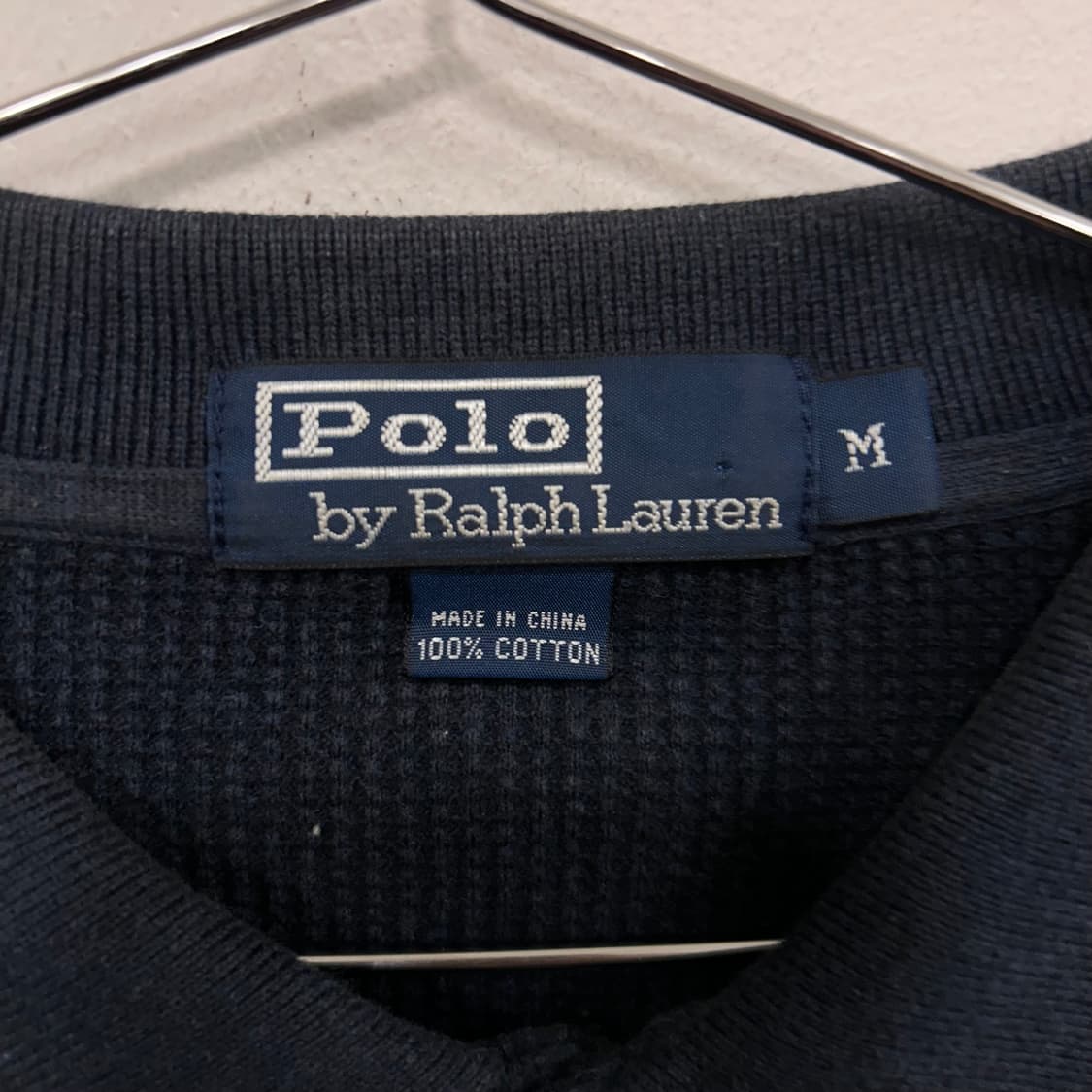 폴로 랄프로렌 스몰포니 와플코튼 긴팔 카라티 상품이미지3