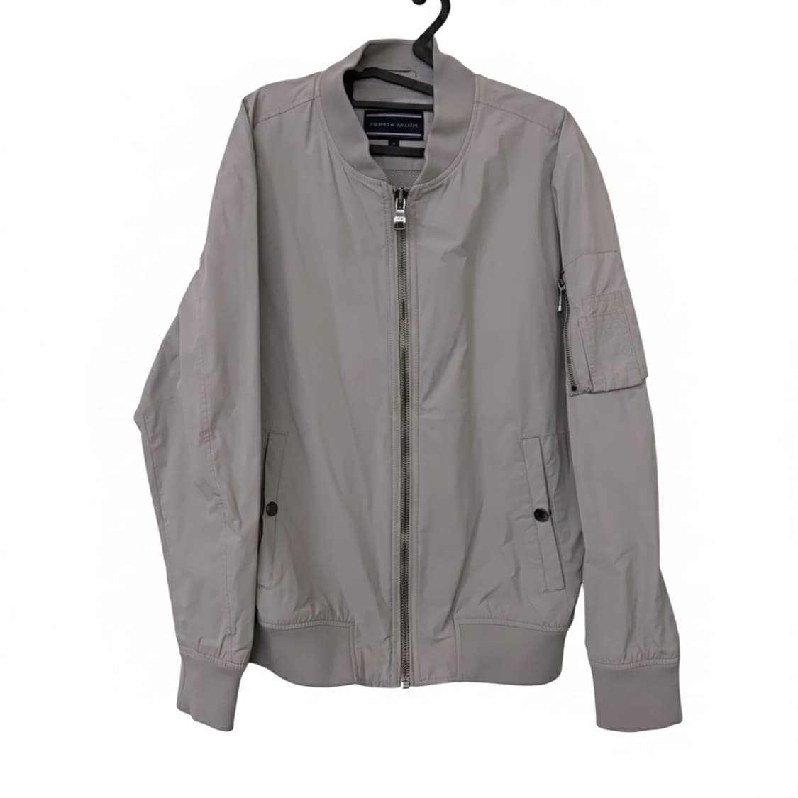 🩶타미힐피거 라이트 그레이 베이직 봄버 자켓🩶 상품이미지1