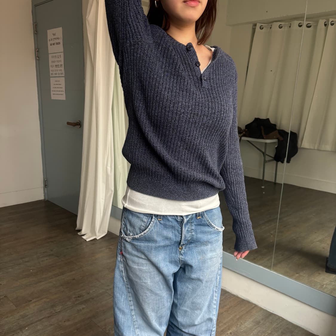 Armani Exchange 헨리넥 니트 상품이미지3