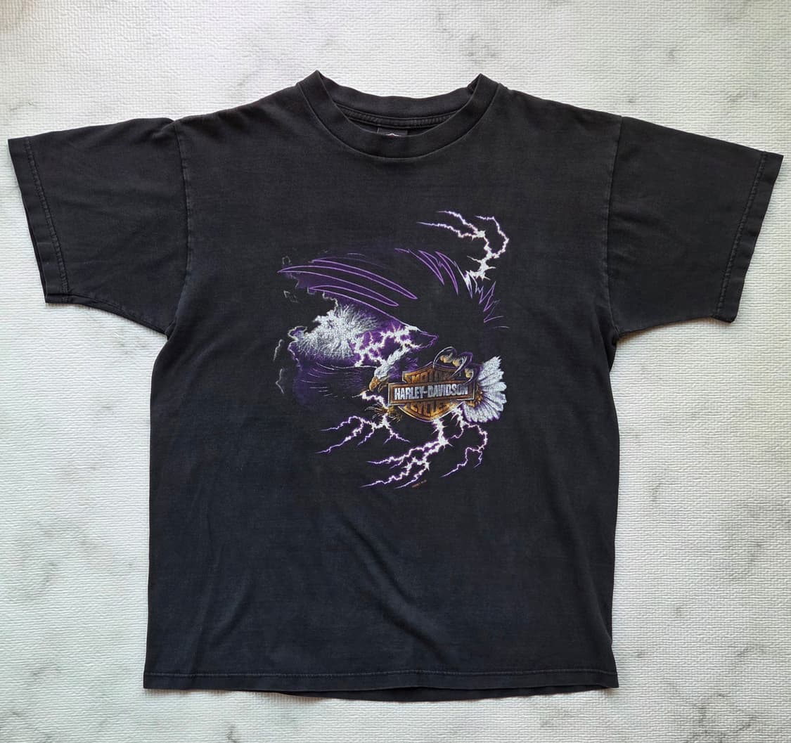 [L] 00s Harley davdison Eagle 티셔츠 상품이미지1