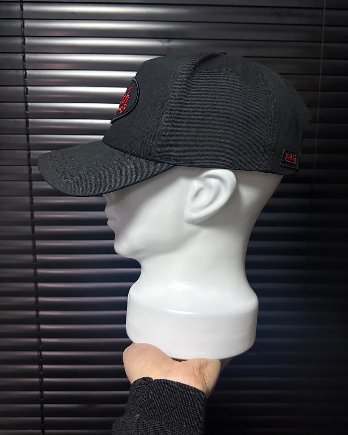 본더치 볼캡 모자 트러커 레드 빨강 블랙 검정 야구 y2k 힙합 댄서  상품이미지2