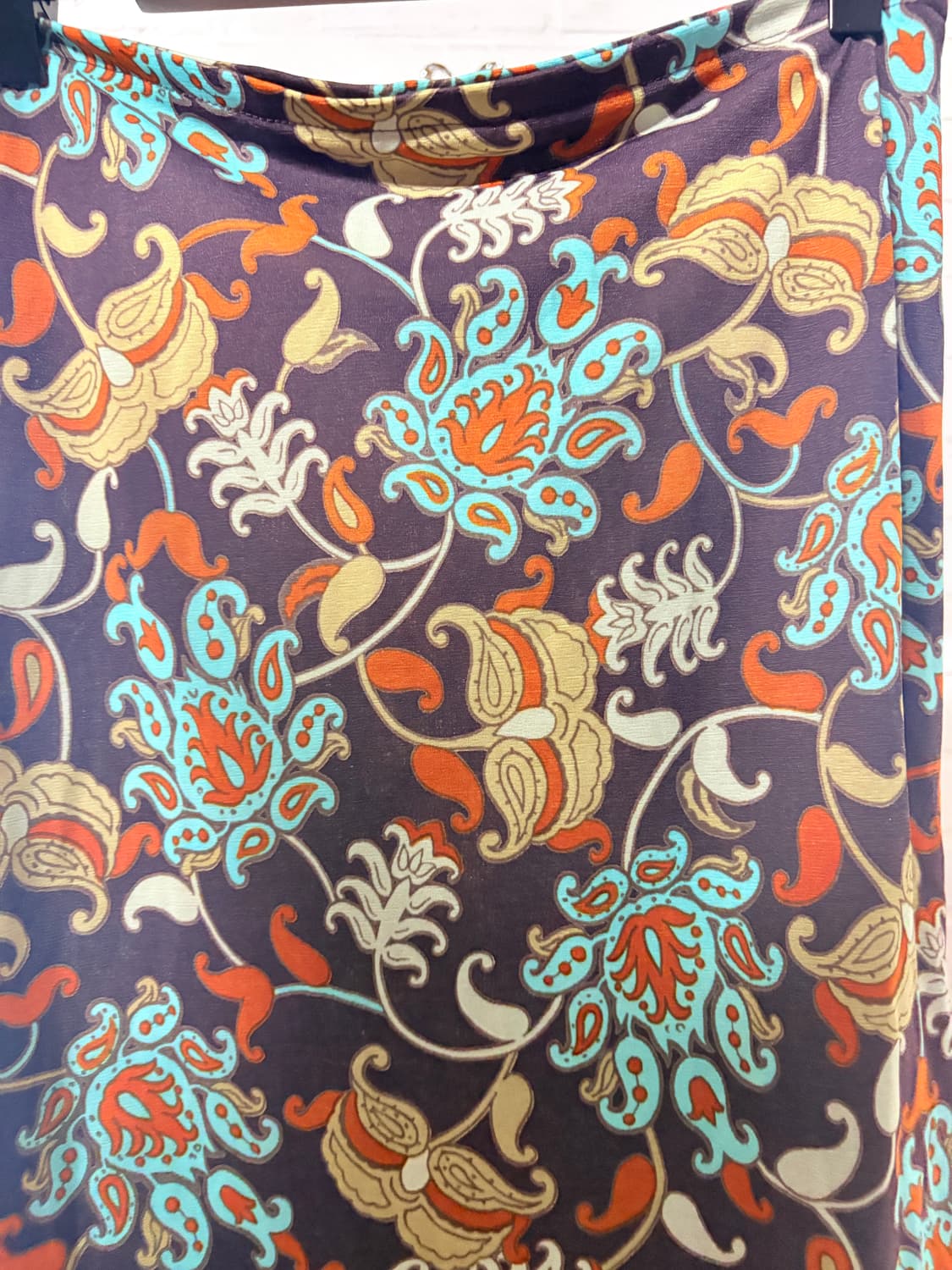 jpn vintage flower race midi skirt 상품이미지4