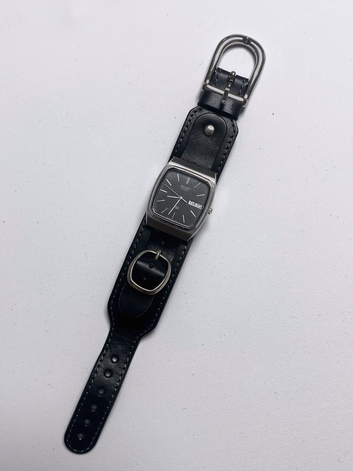 세이코 Seiko 스퀘어 G-STRAP 가죽 벨트 상품이미지3