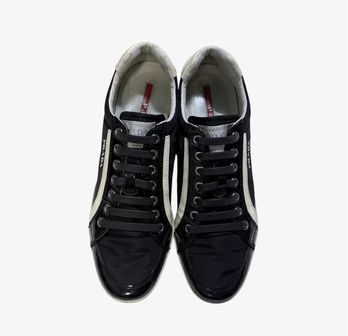 프라다 나일론 레더 스니커즈 상품이미지1