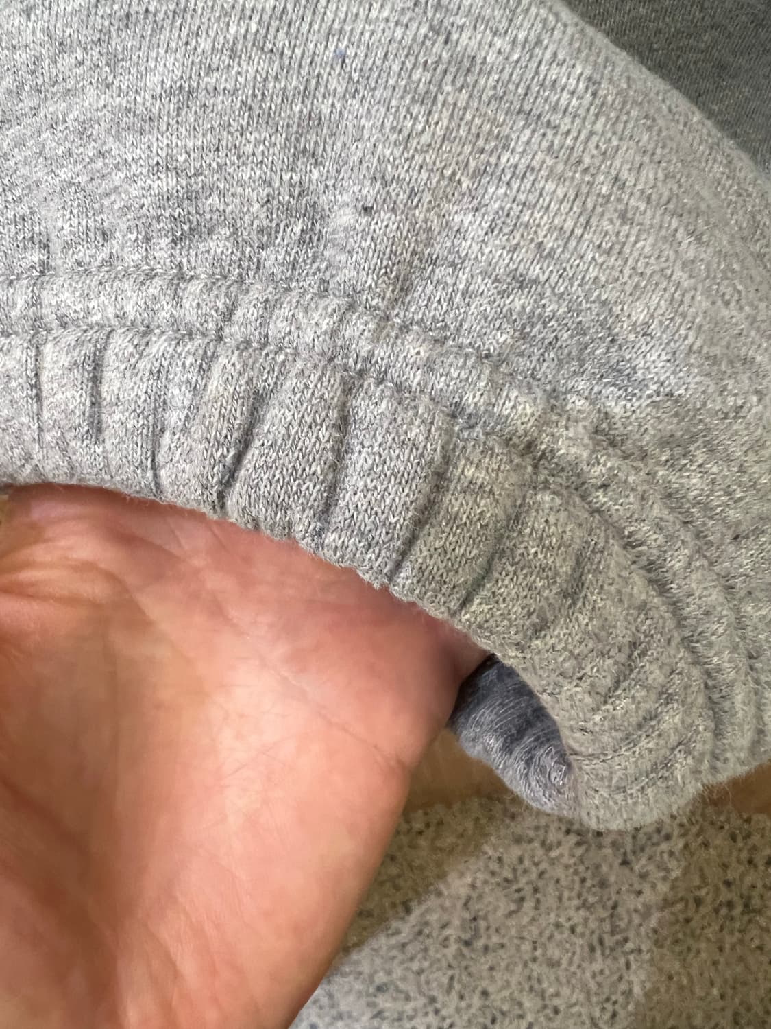 스투시 X 나이키 다크그레이 스웨트 팬츠 M 초판 DJ9490-063 상품이미지6