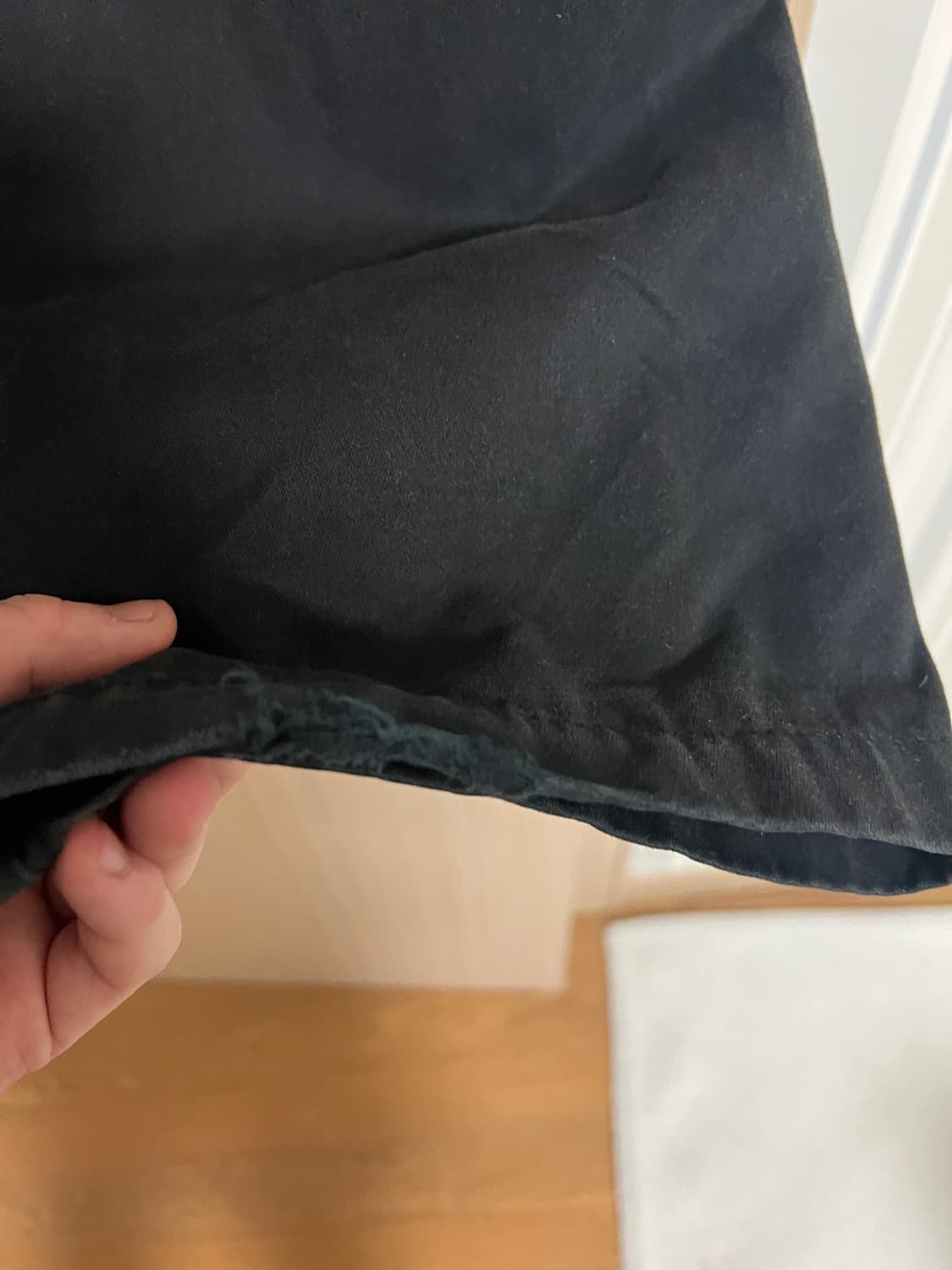 34 이지갭 발렌시아가 사틴 카고 팬츠 블랙 ygebb 상품이미지4