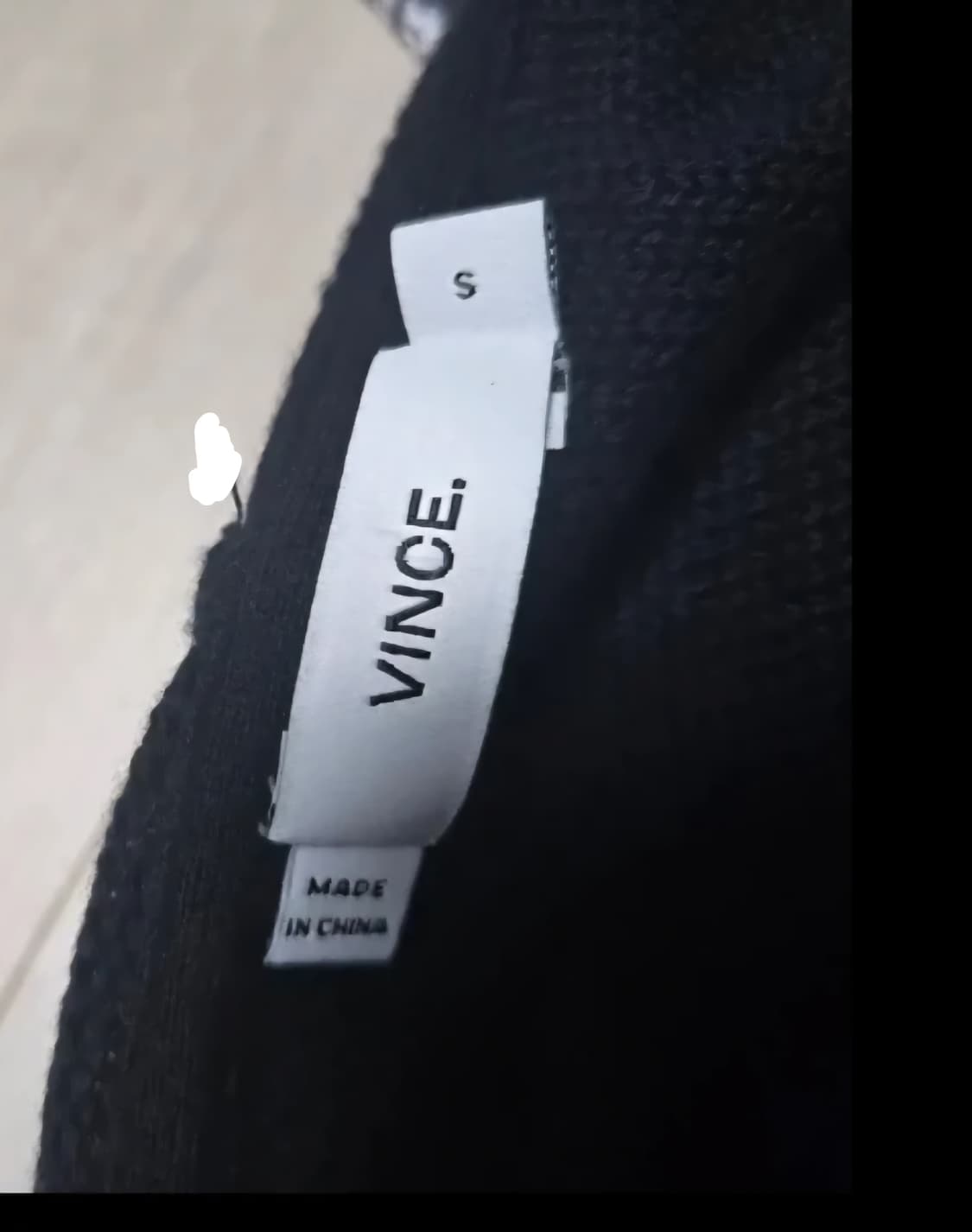 빈스 여성 롱 베스트  네이비 화이트 패턴 니트 베스트 F 상품이미지9