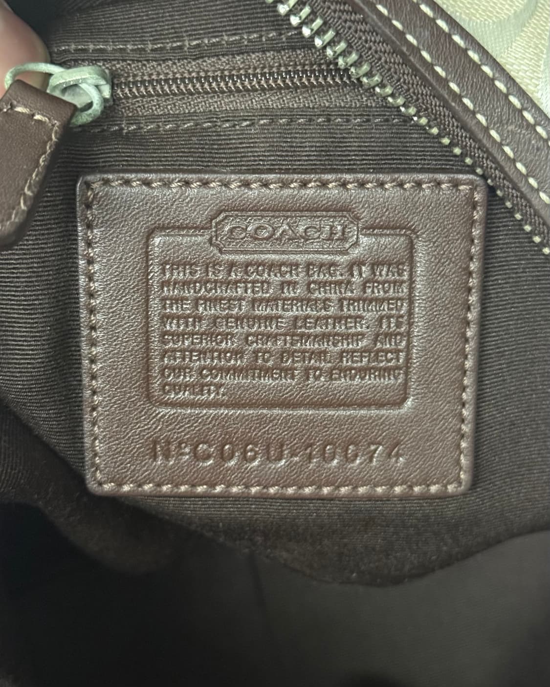 코치 가죽 캔버스 버클백 로고 숄더백 토드백 바게트백 브라운 갈색 가방  상품이미지7