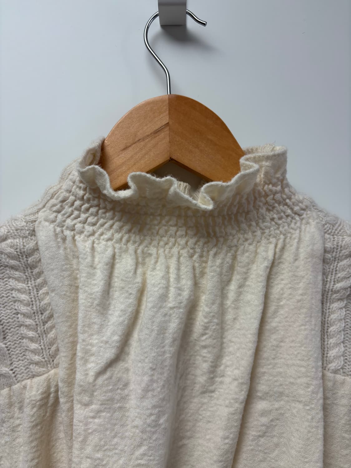 한섬 시스템 케이블 울 니트 상품이미지8