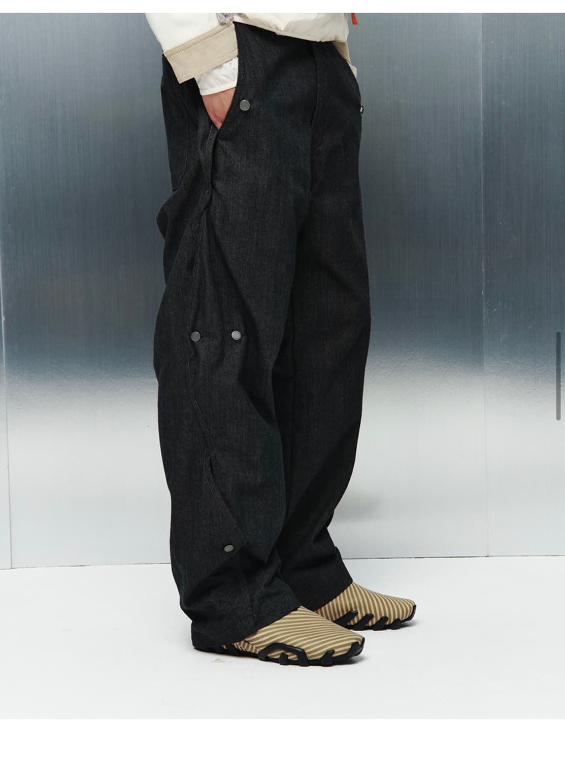 산산기어 데님 웨이브 팬츠 다크 인디고 1사이즈 상품이미지1