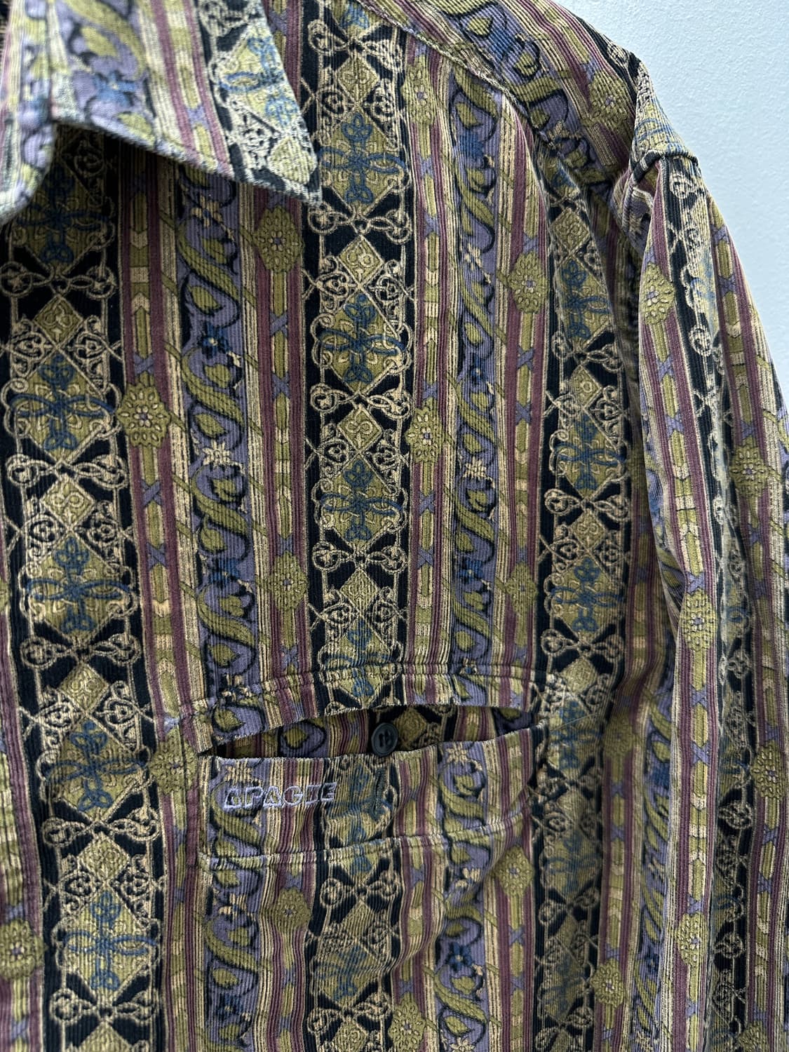 APACHE corduroy patterned shirt 상품이미지6