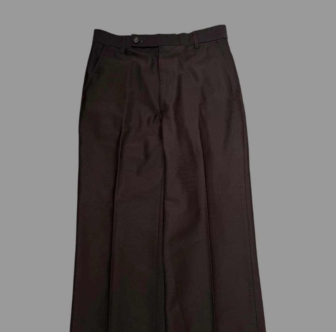 vintage 70s pleated wide leg baggy pants 상품이미지3