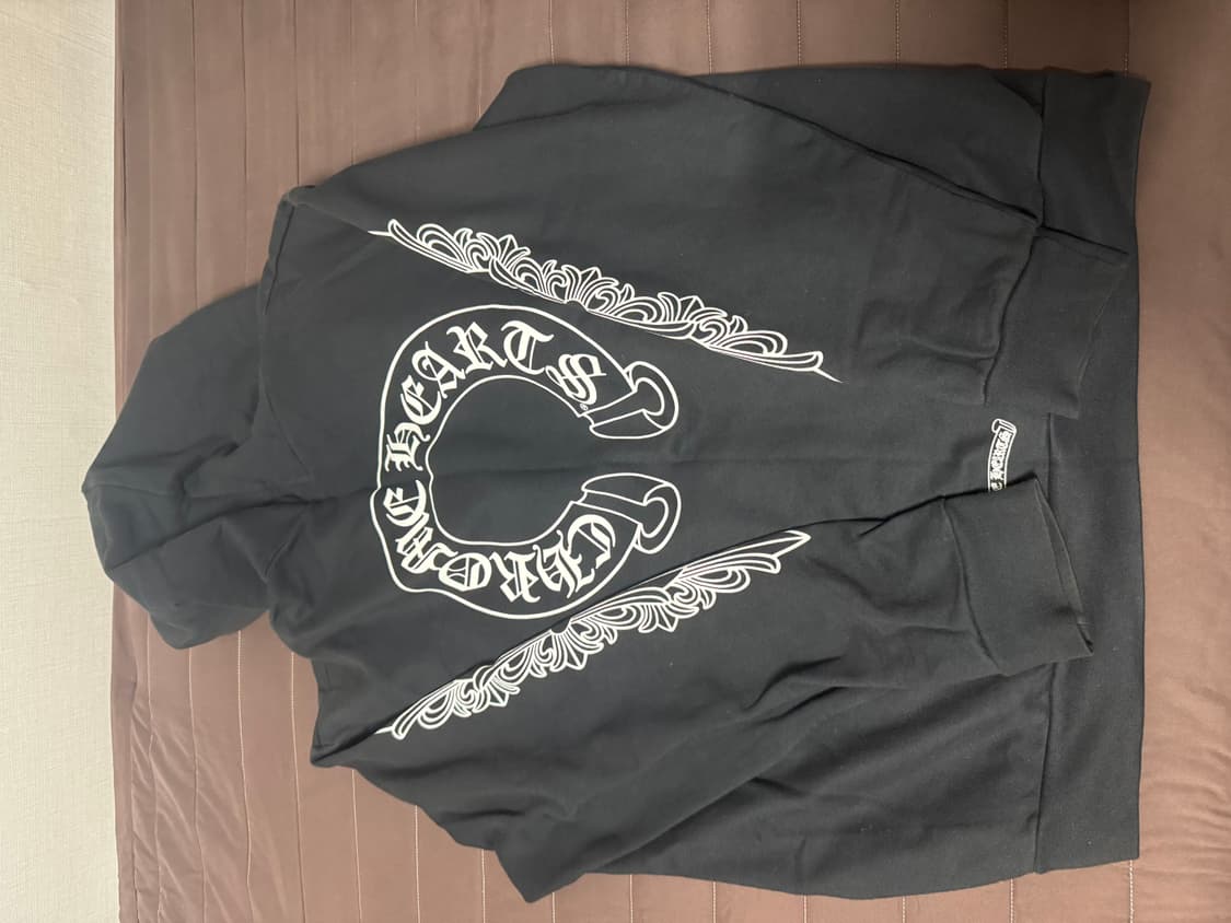 Chrome hearts 홀스슈 플로랄 후드집업 상품이미지2