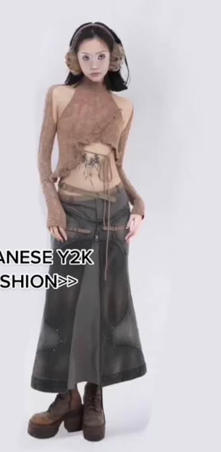 Y2k 통굽 부츠 (스페인 제품, 리얼 레더) 상품이미지4