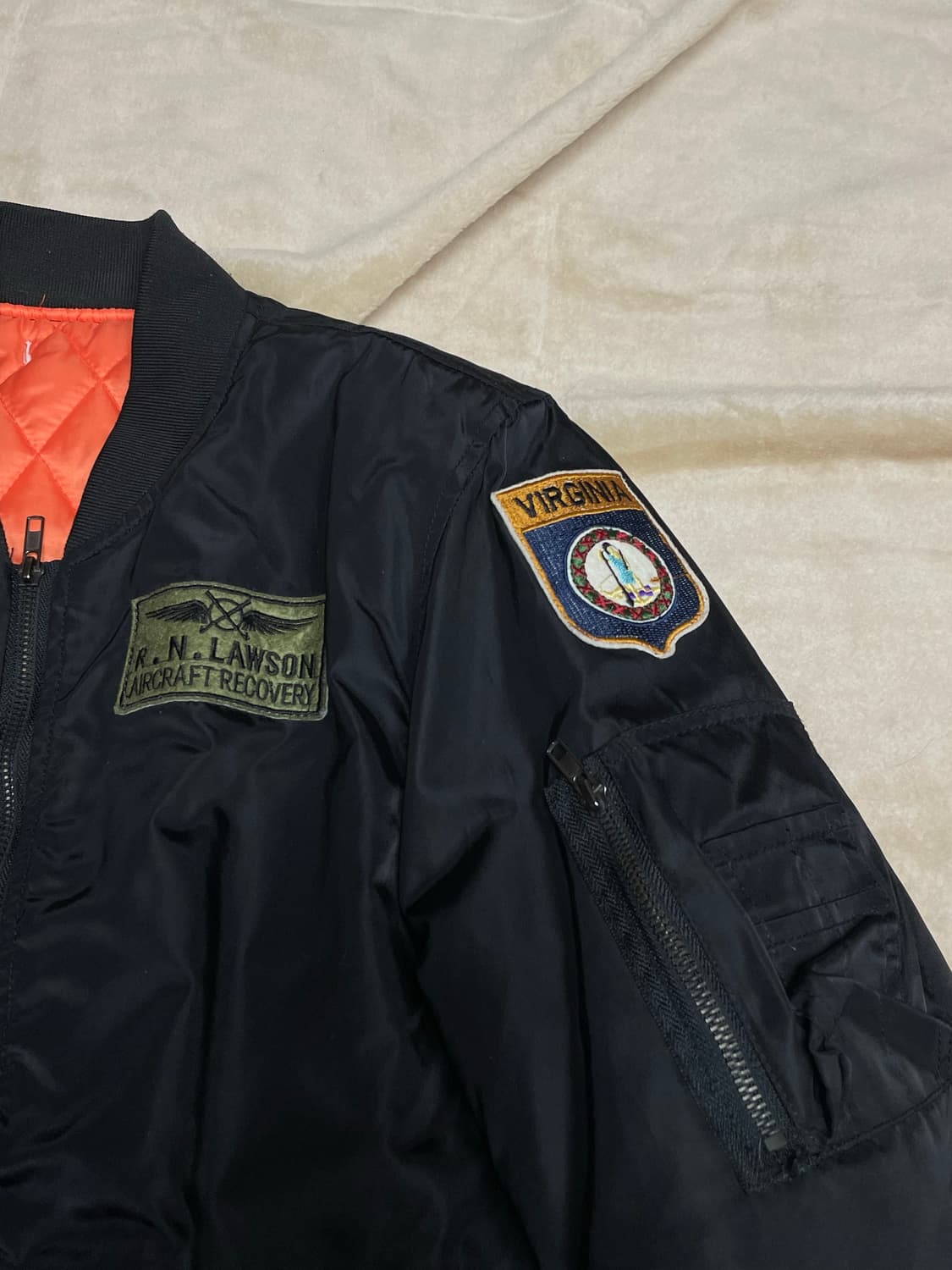 Patchwork MA-1 Jacket 상품이미지4