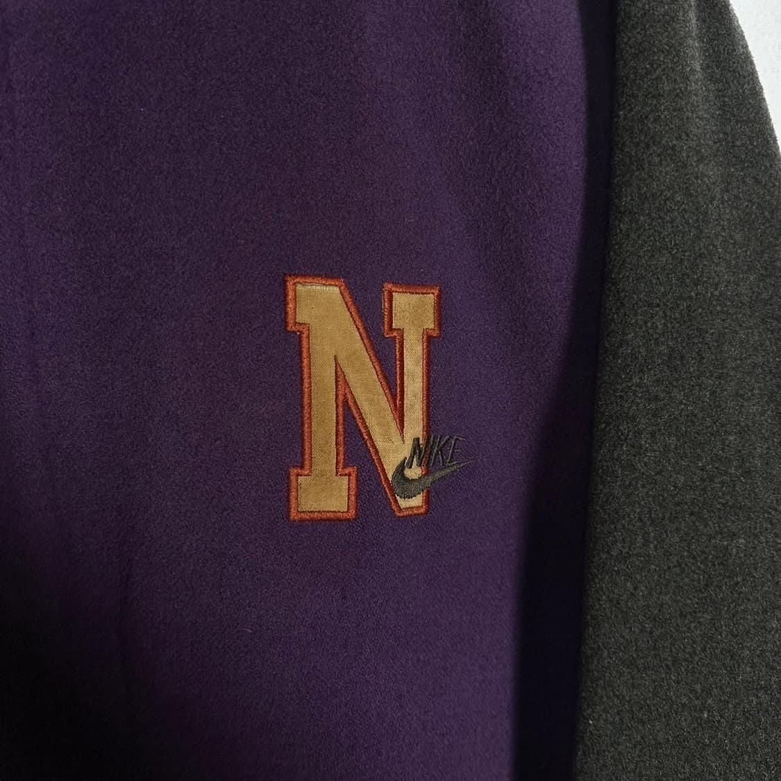 나이키 90‘s 삼나스포츠 로고 패치 울 바시티 자켓 상품이미지3