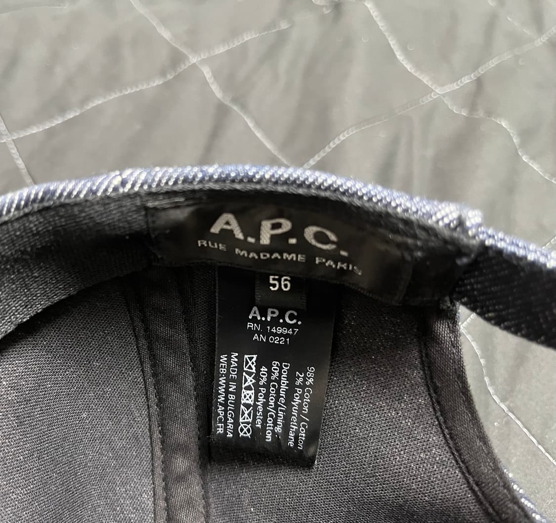 APC 찰리 데님 볼캡 56 사이즈 상품이미지4