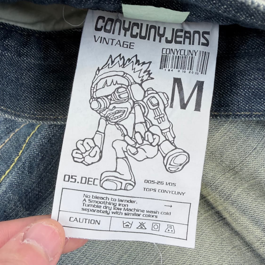 코니커니진스 빈티지 워싱 데님 팬츠 상품이미지5