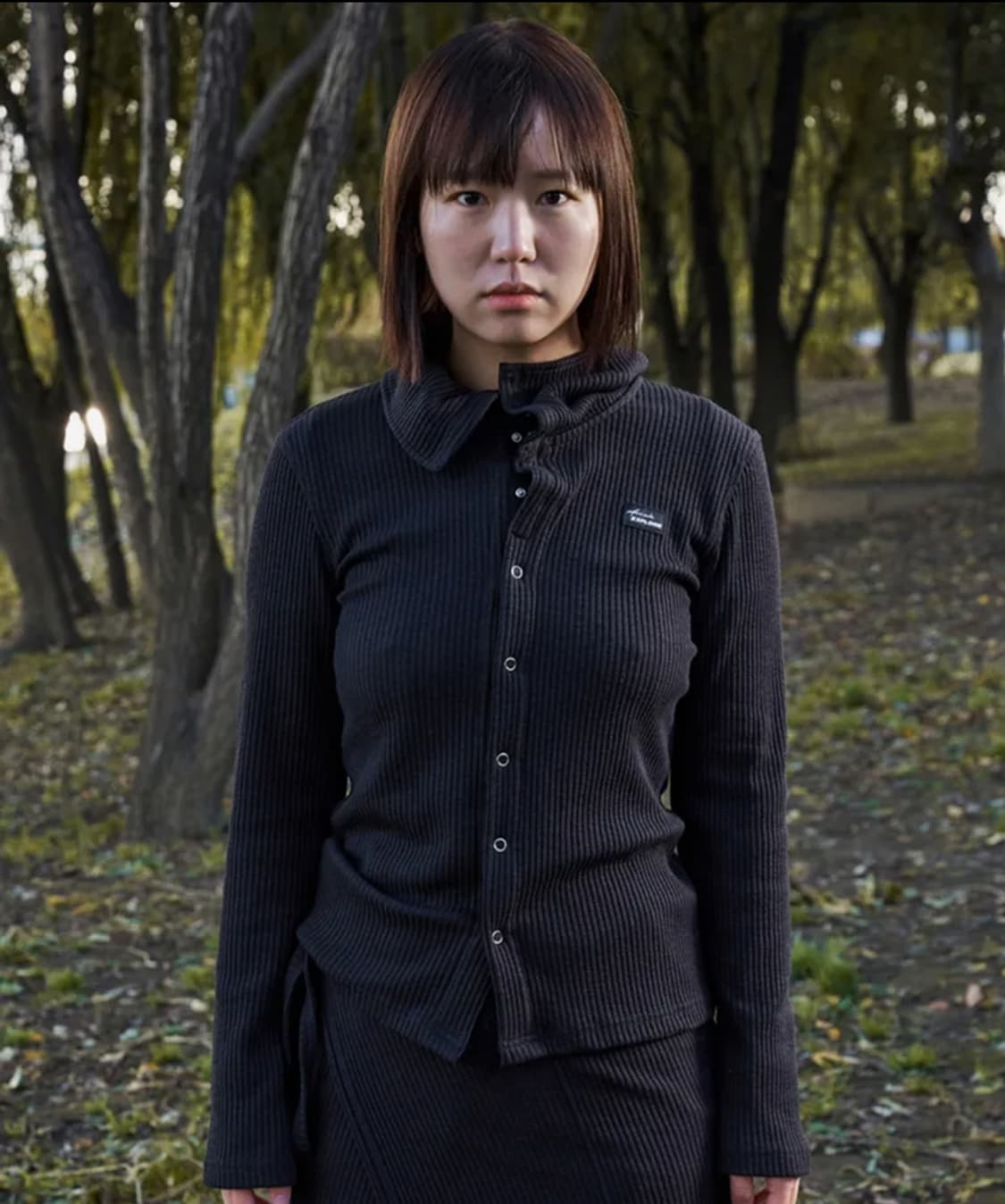 사파리술라 가디건+랩스커트 셋업 상품이미지2