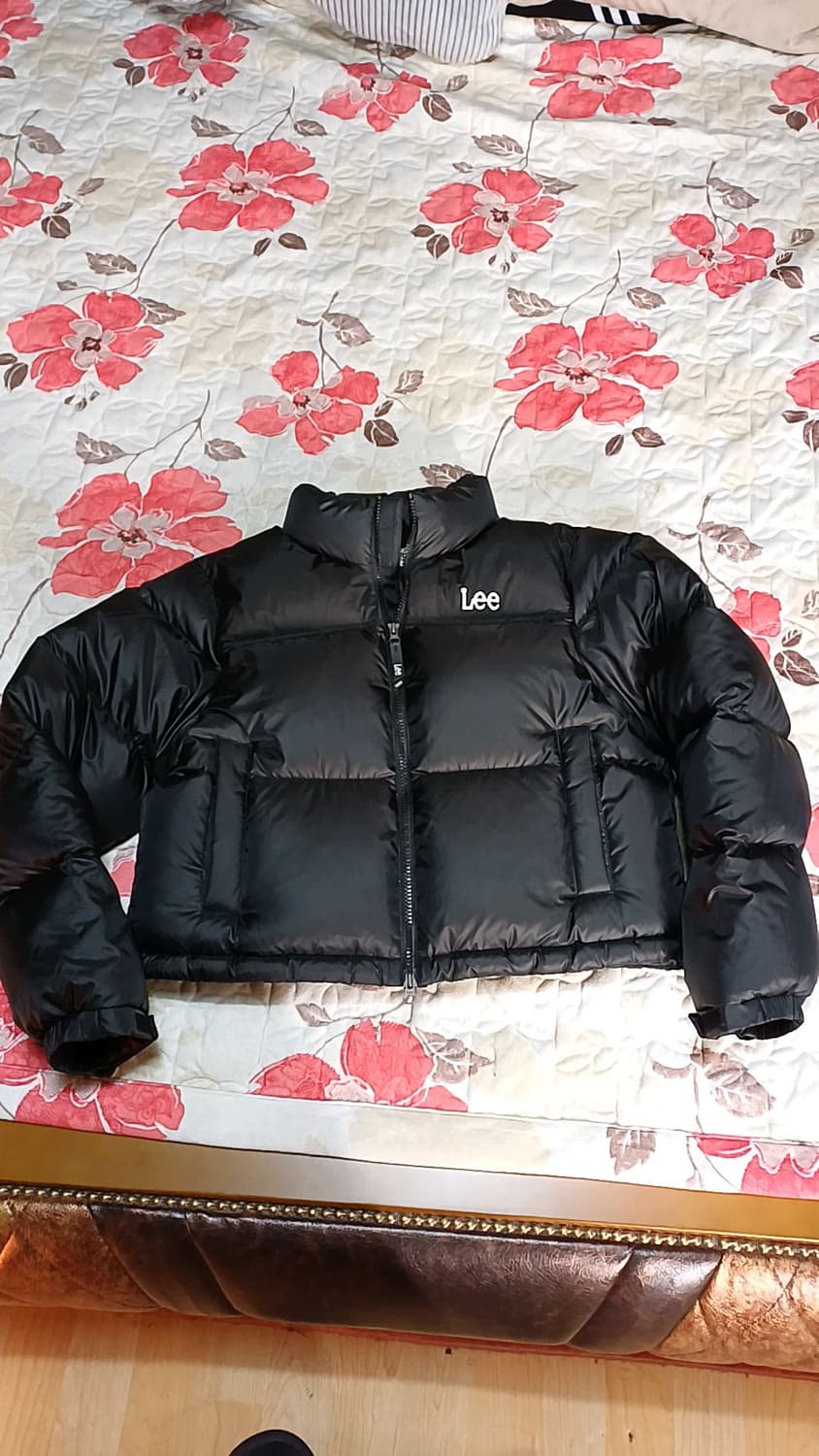 Lee 크롭오리털패딩 M 여성66 가슴53 기장54 상품이미지1