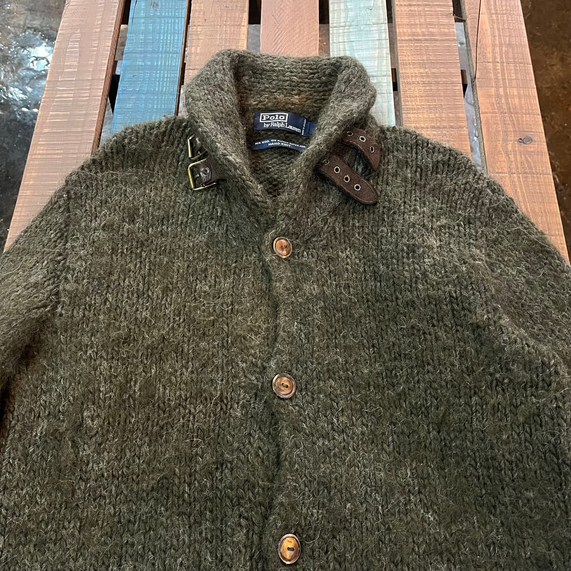 폴로 랄프로렌 핸드 니트 울 가디건 상품이미지3