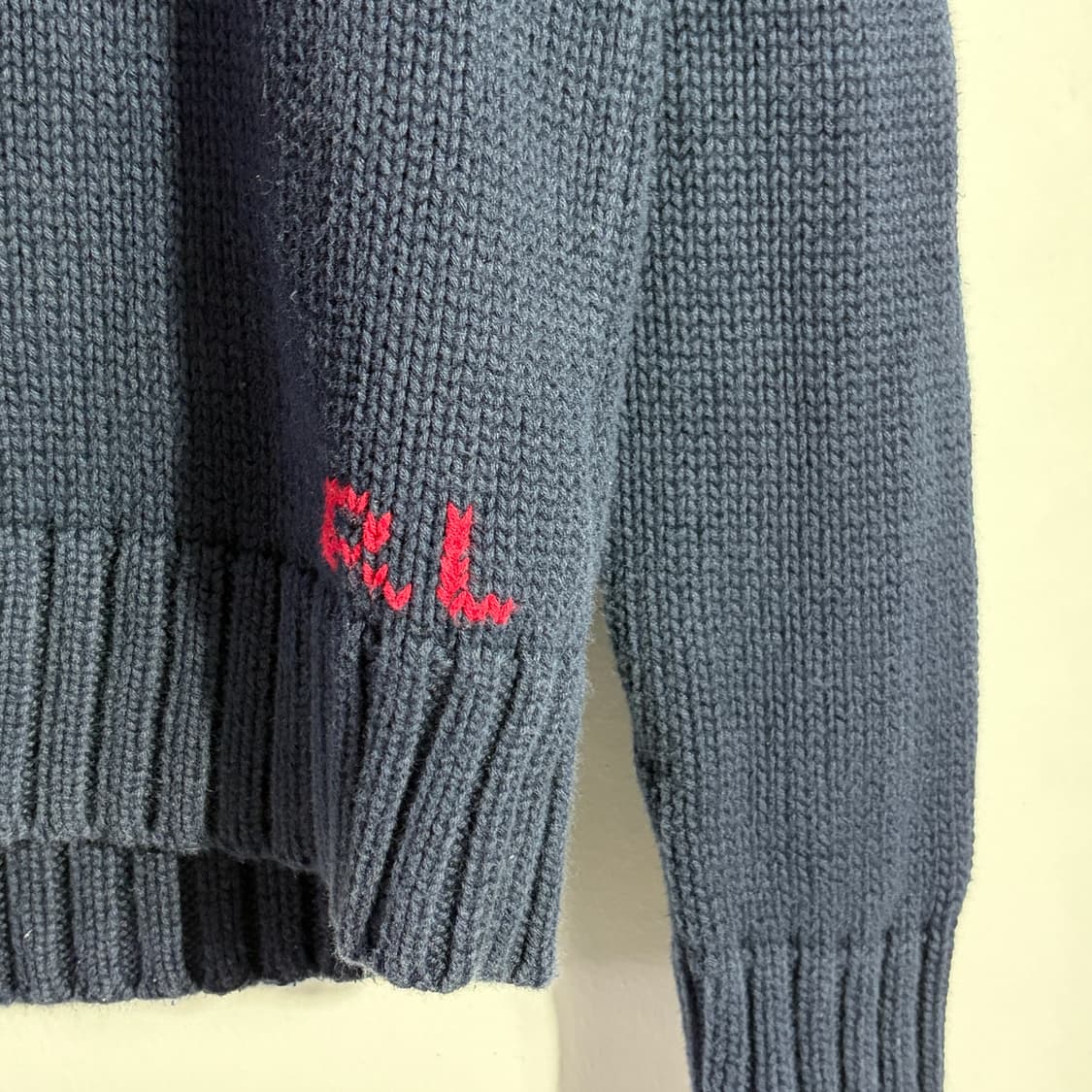 폴로 네이비 성조기 니트 (무료배송) 상품이미지2