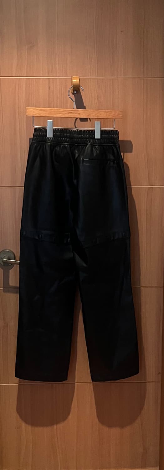 아디다스 블랙 레더 팬츠 ( 반바지 가능 ) 상품이미지3