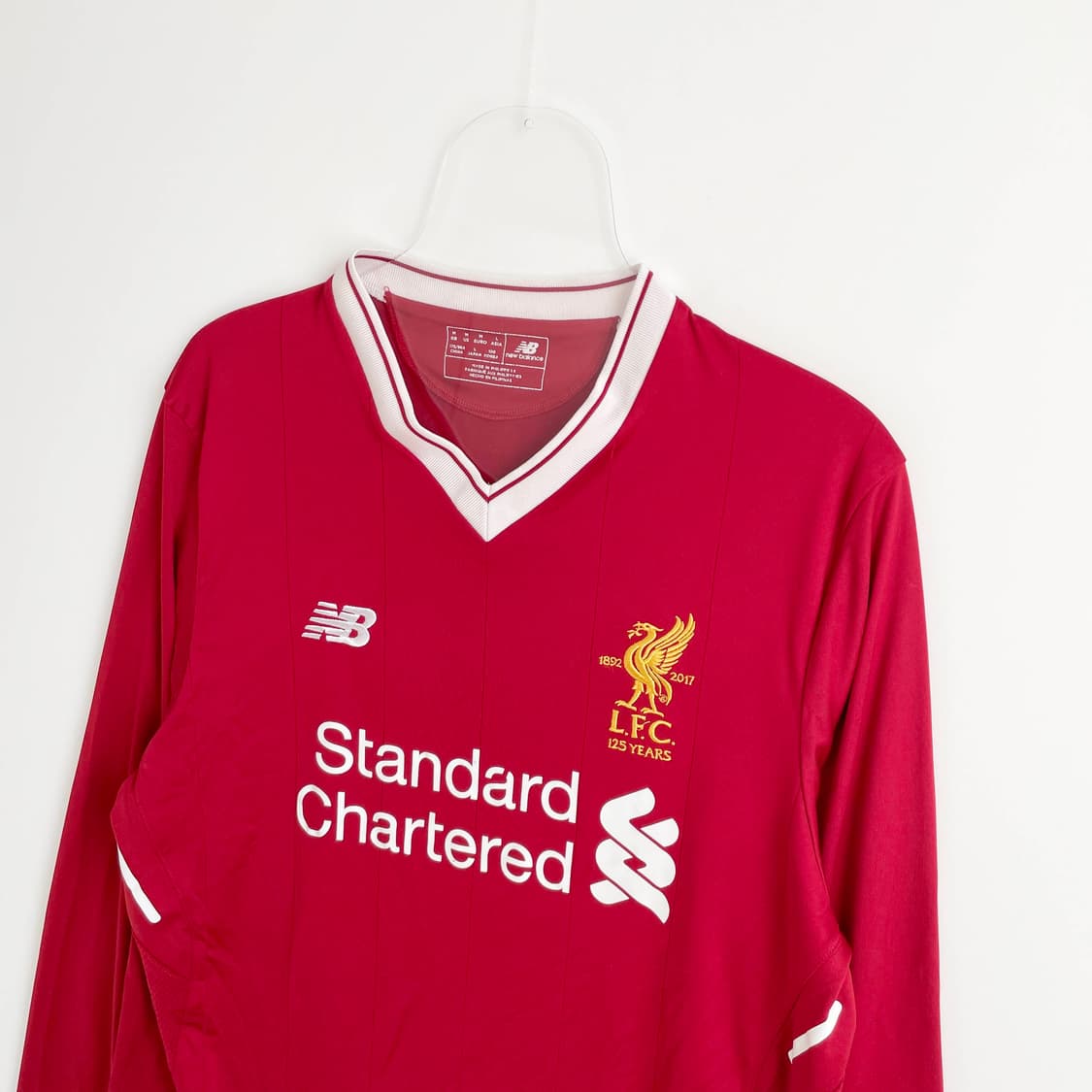 F2 뉴발란스 2017-18 리버풀 125주년 홈 롱슬리브 셔츠 100사 상품이미지2
