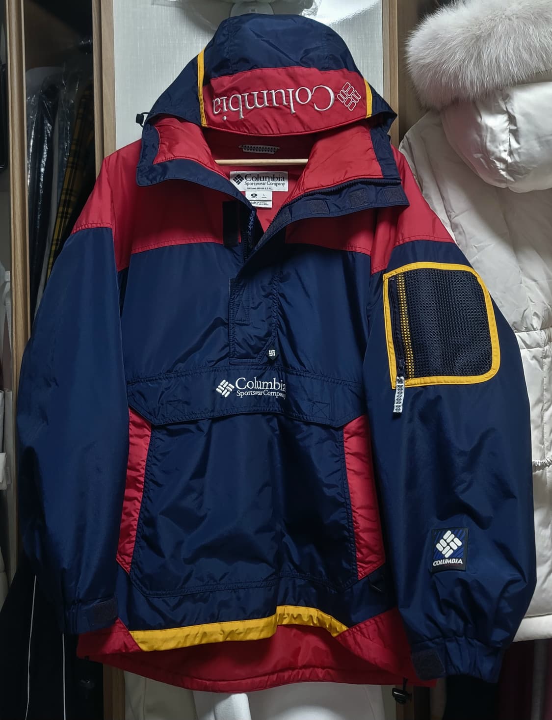 콜롬비아 빈티지 아노락 후드 바람막이 상품이미지1