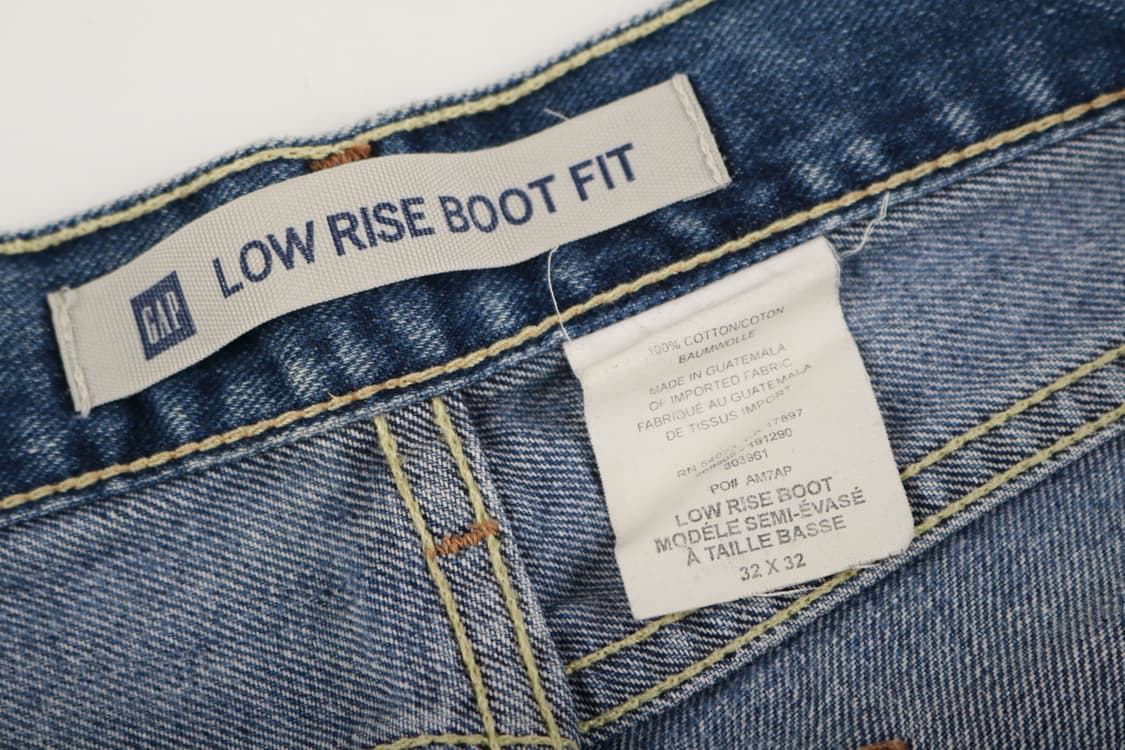 [32인치] 00's 갭 로우 라이즈 부츠컷 데님팬츠 상품이미지3