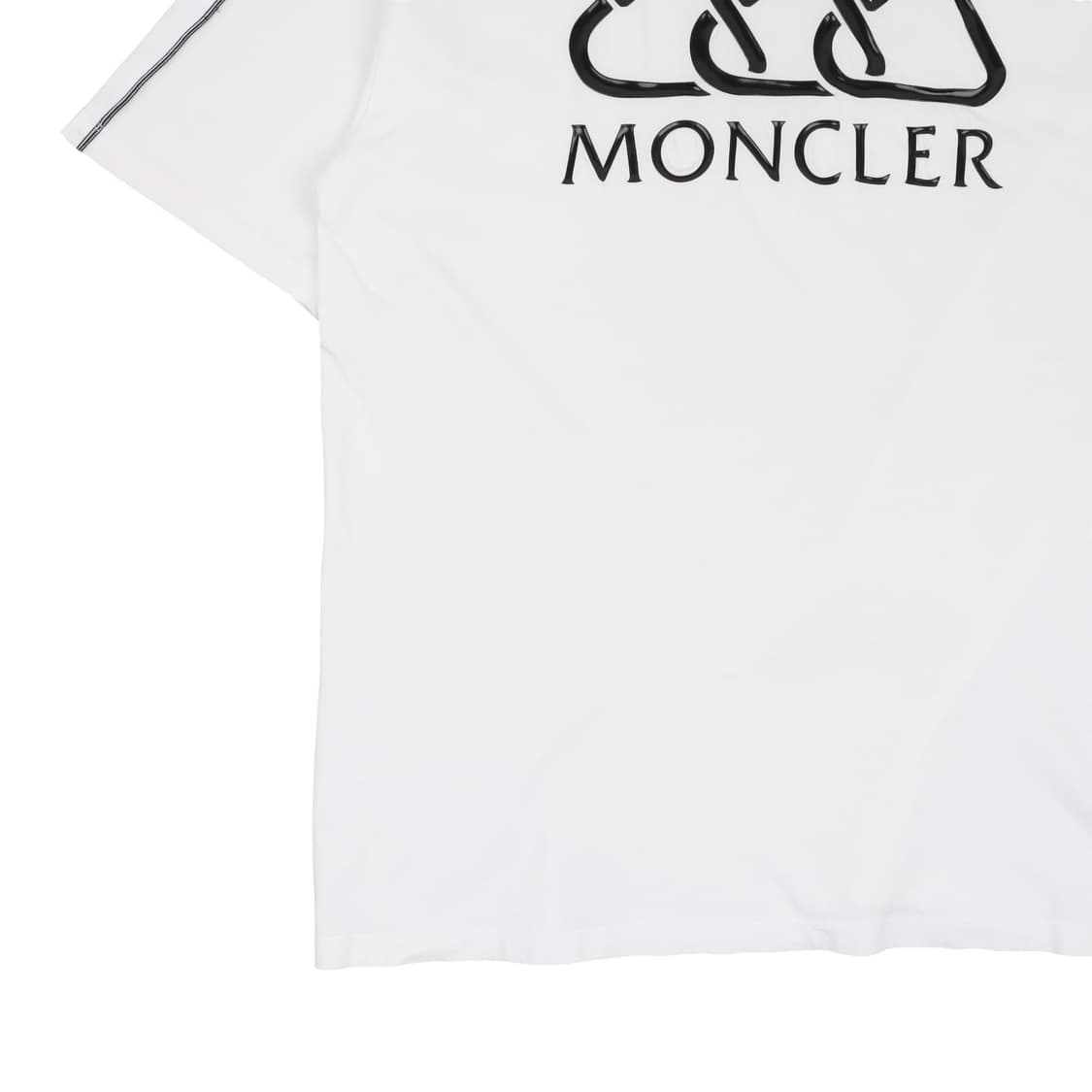 몽클레어 멀티 클립 로고 화이트 티셔츠 상품이미지4