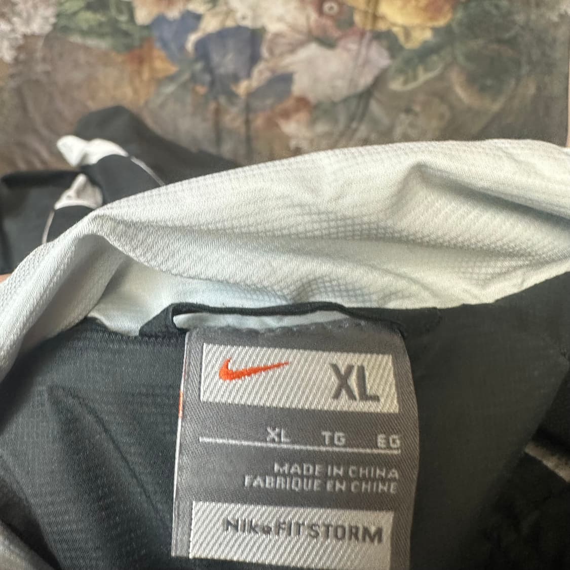 나이키 빈티지 화이트 사이드라인 블랙바람막이 105 상품이미지3