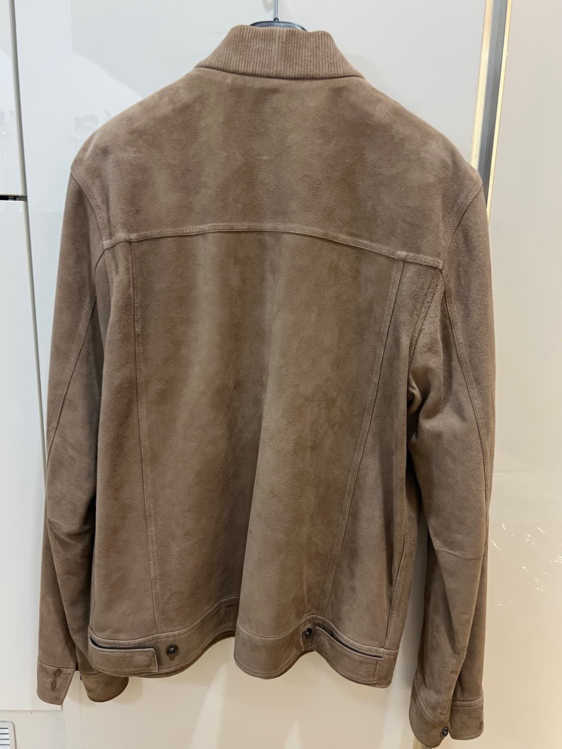 띠어리 가죽 스웨이드봄버자켓 L  상품이미지2