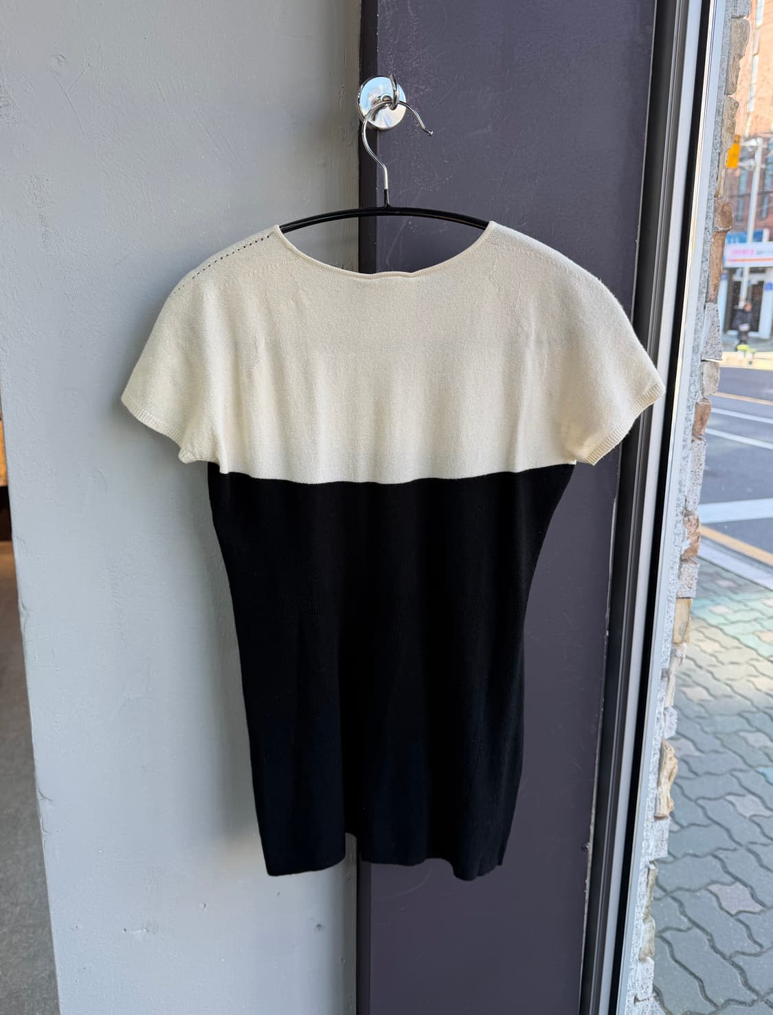 .40/ 샤넬 스티치 투톤 라운드 니트 상품이미지9