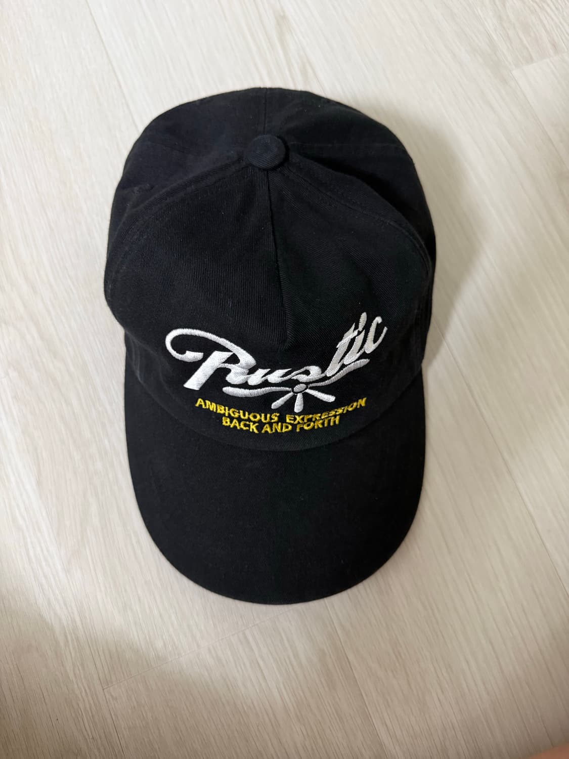 백엔포스 backandforce 러스틱 RUSTIC 블랙 볼캡 상품이미지2