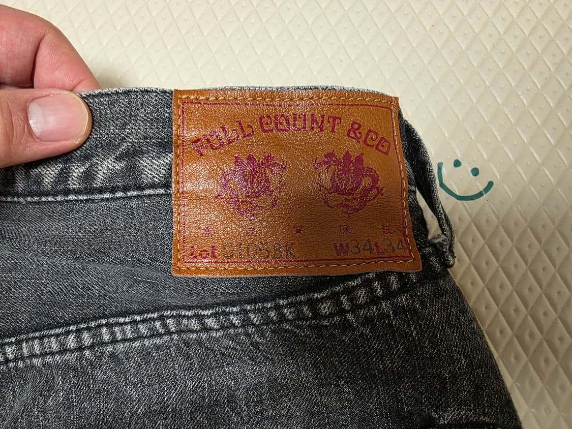 풀카운트 0105BKHW 다트포드 34/34 팝니다 상품이미지4