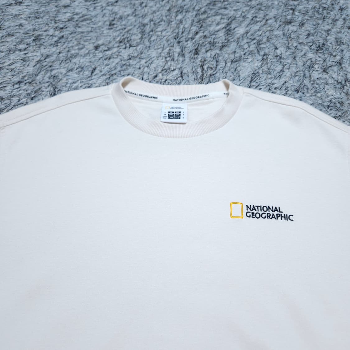 내셔널지오그래픽) M 남자 베이지 맨투맨티셔츠 / 왕눈이샵 상품이미지3