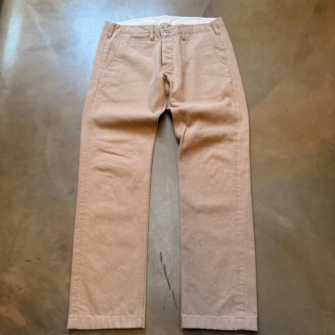 오니 데님 브리티쉬 드릴 셀비지 트라우저 33표기 실측 34 35 상품이미지3