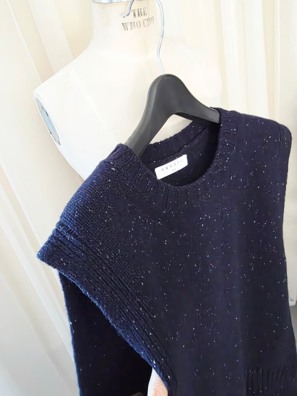 산드로 네이비 니트 베스트 조끼 Sandro 상품이미지7