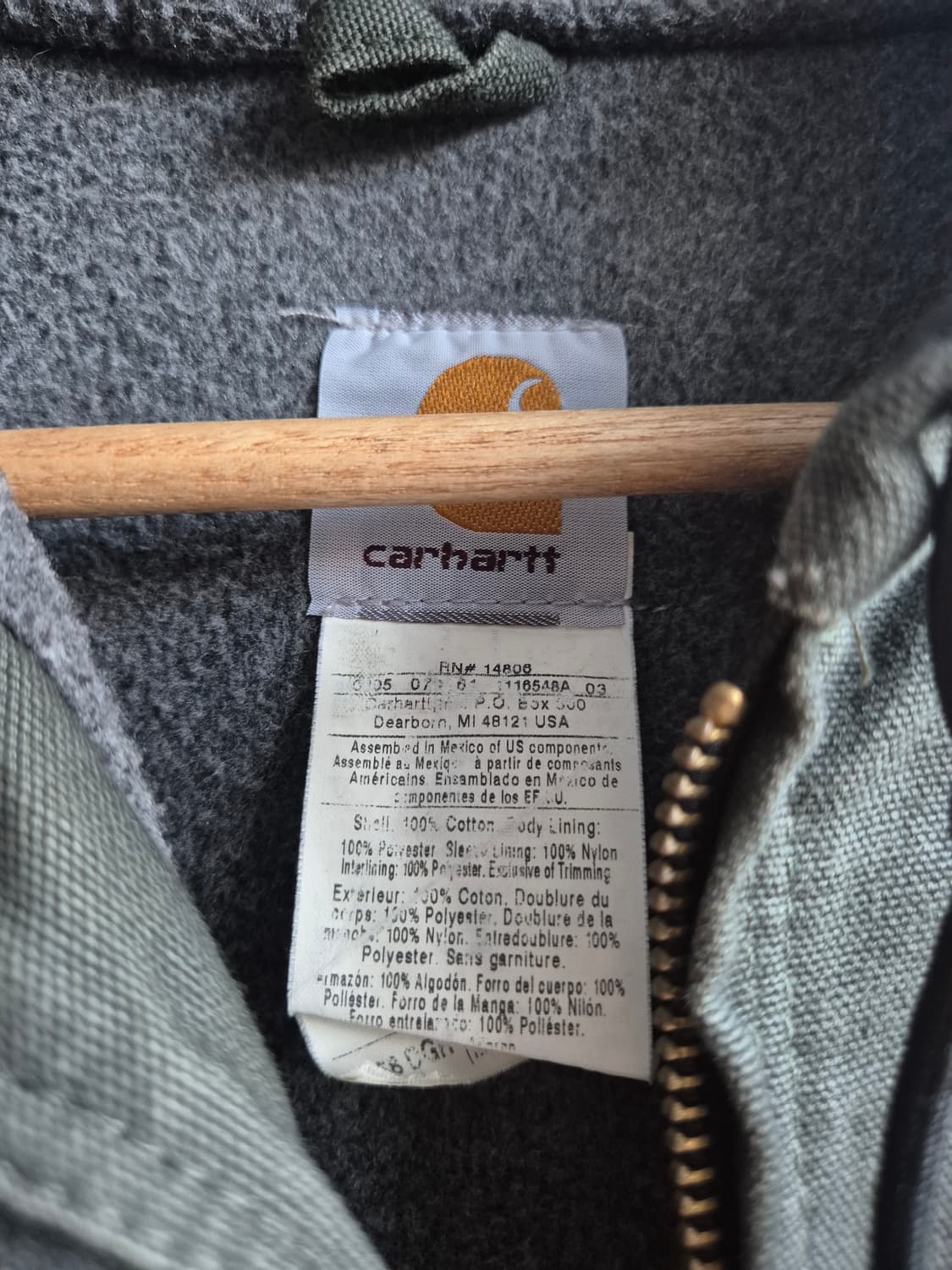 Carhartt 칼하트 j158 액티브 후드 자켓 상품이미지2