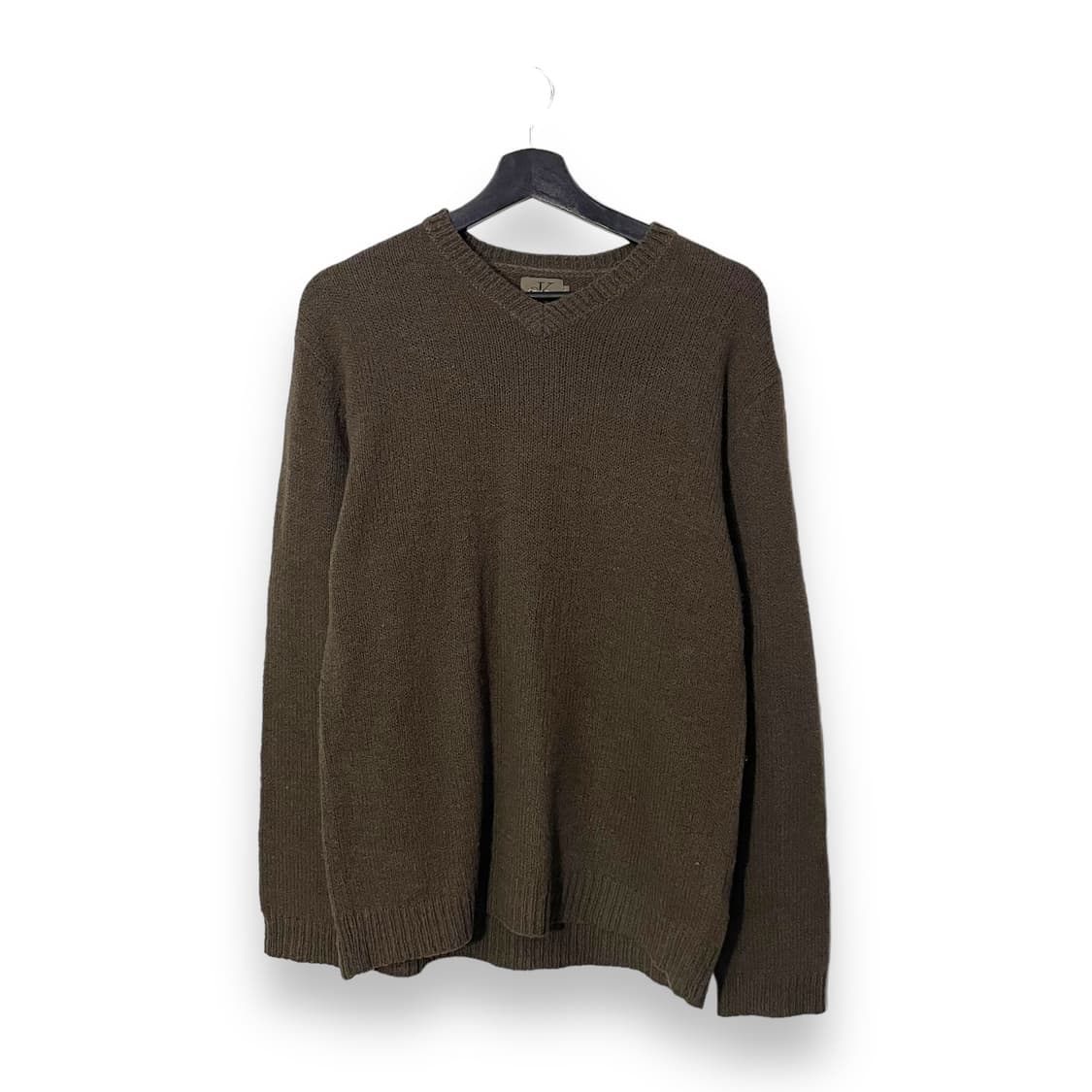 캘빈클라인 솔리드 브이넥 니트 상품이미지1