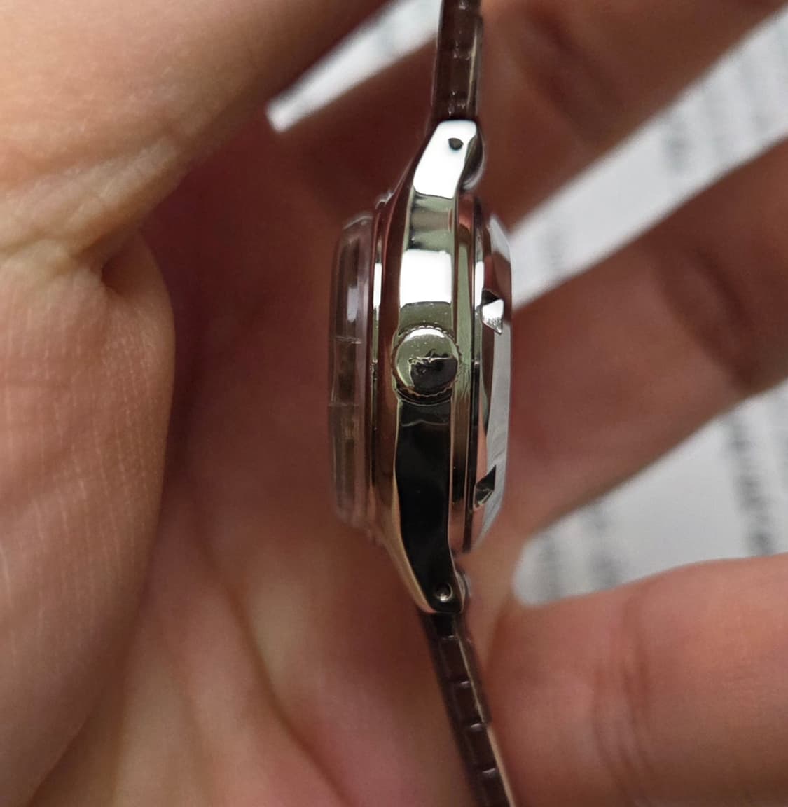 레어] 빈티지 세이코 고진동 하이비트 샴골판 여성용 오토매틱  상품이미지8