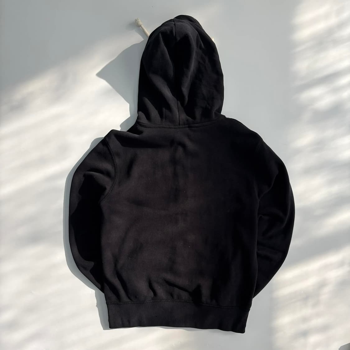 후아유 y2k 블랙 러블리힙 스웻 후드집업 희귀져지(M) 상품이미지3
