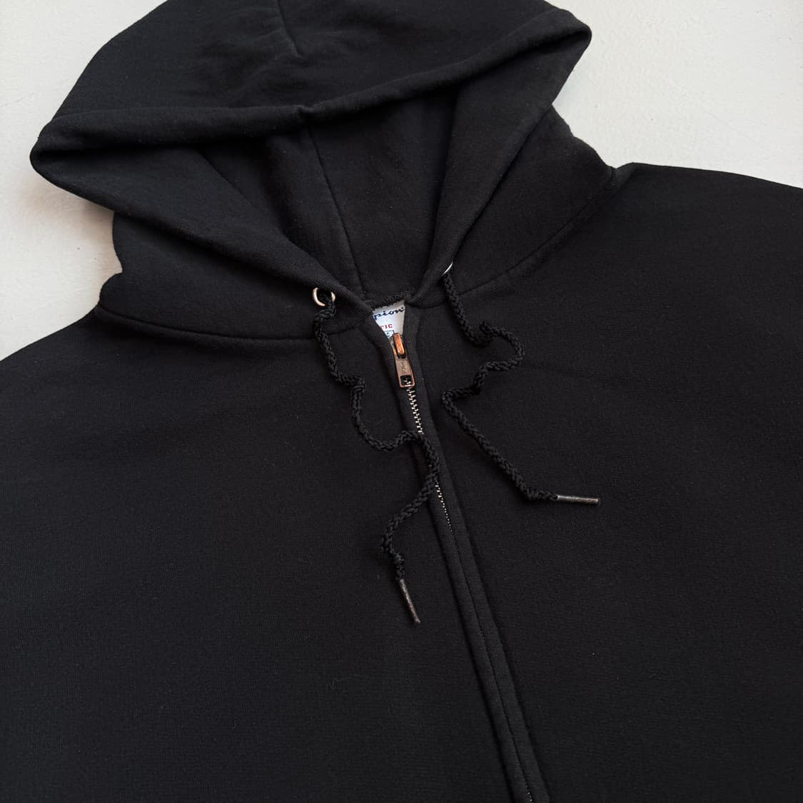 챔피온 올드스쿨 후드집업 블랙 상품이미지3