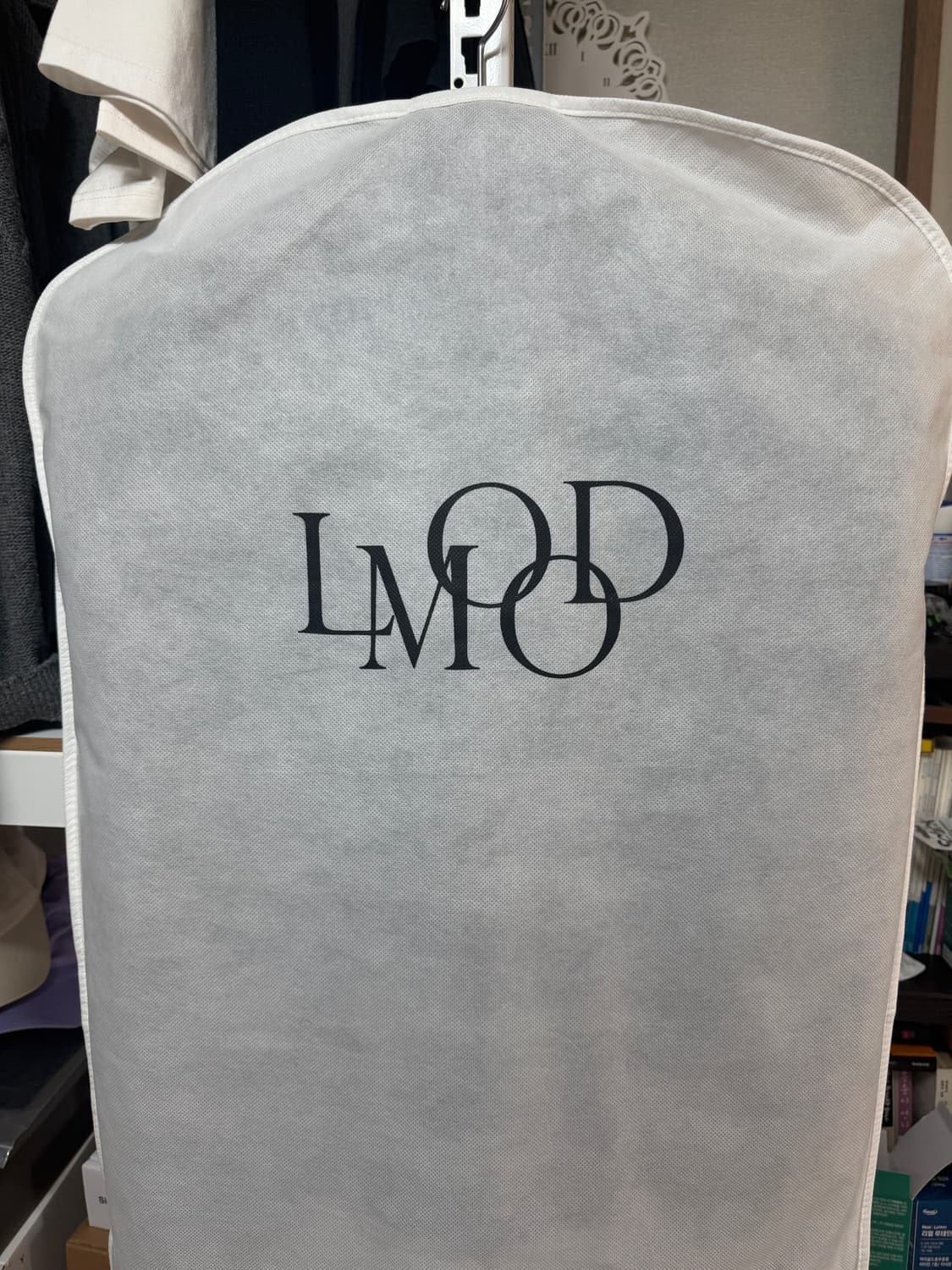 LMOOD 엘버튼 울 블렌드 자켓 트윌 블랙 상품이미지2