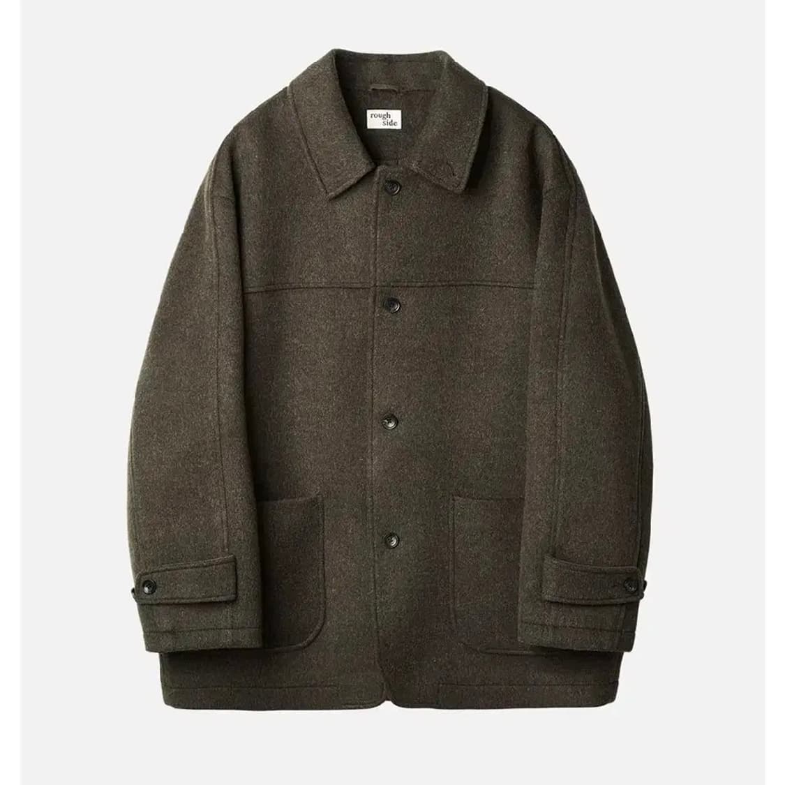 (2) rough side penny car coat 브라운 판매합니다 상품이미지1