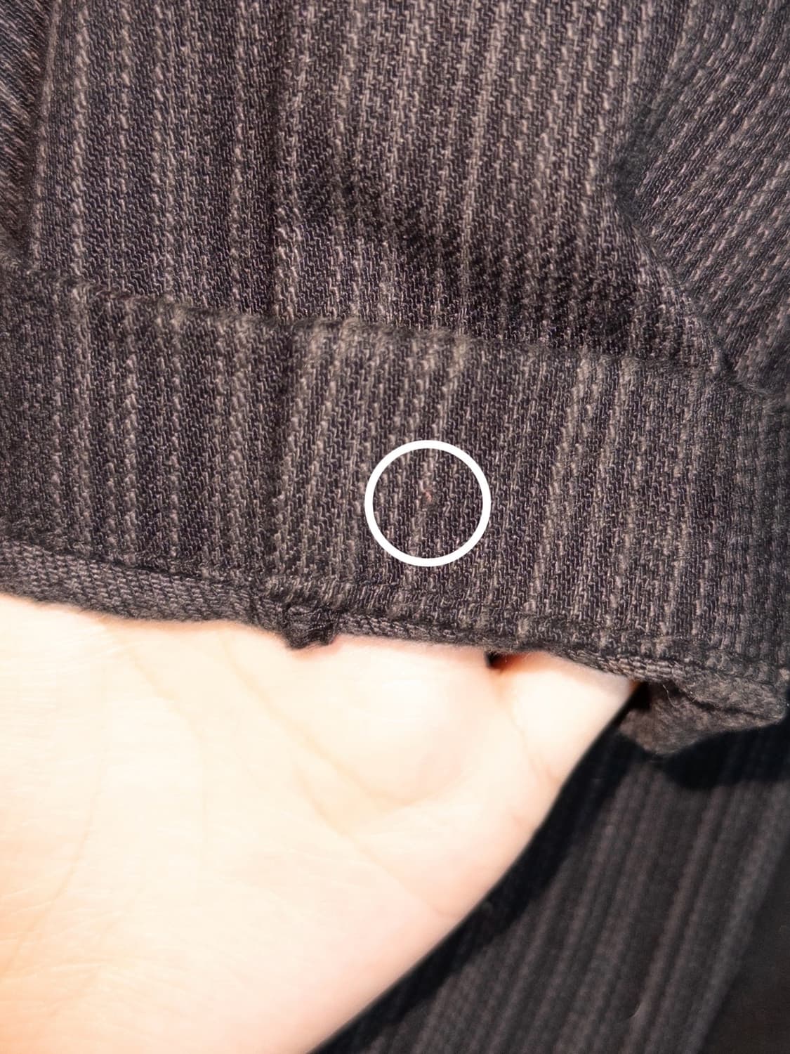 러프넥 스트럭처 팬츠 스트라이프 상품이미지4