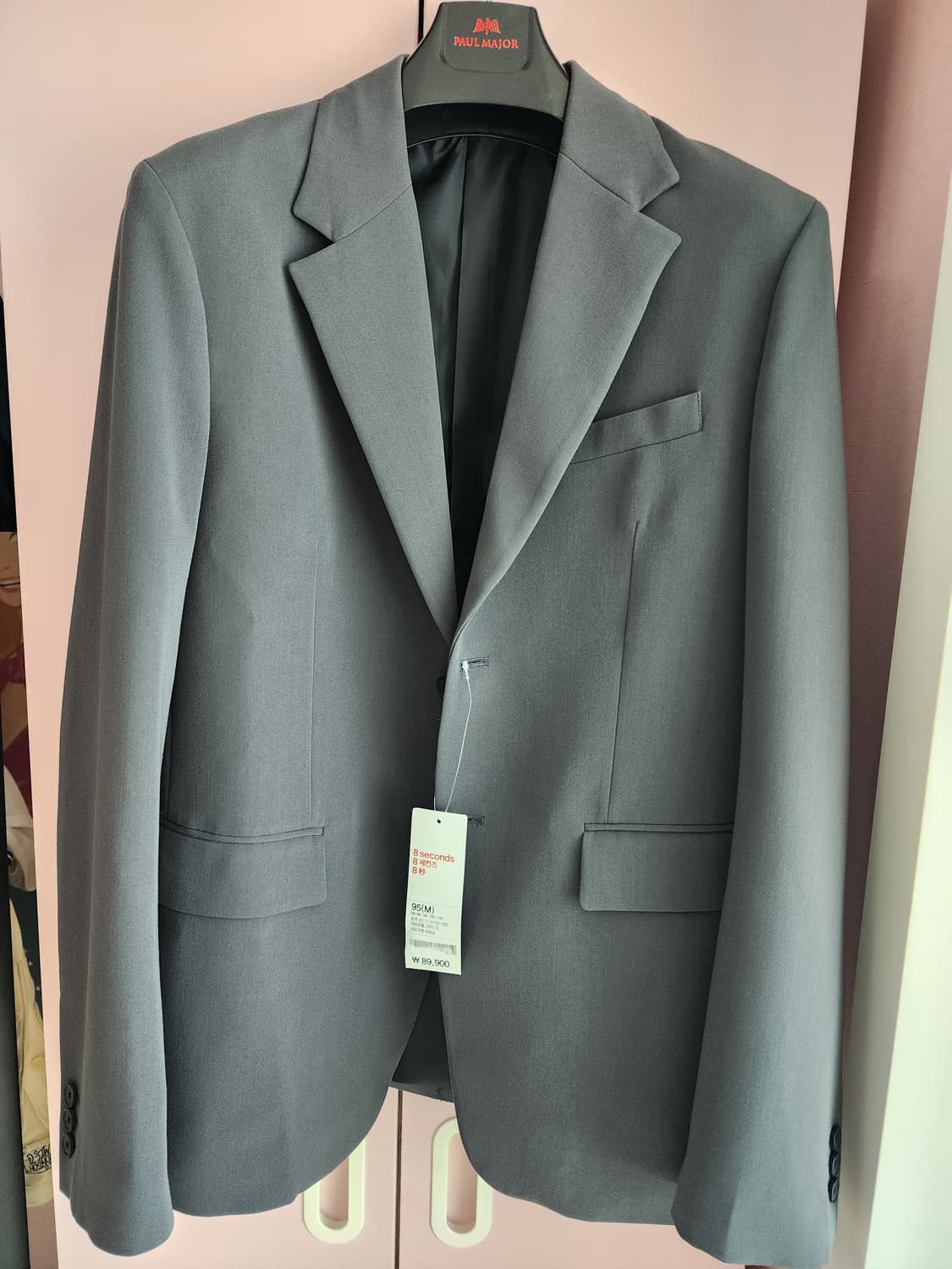 (새상품) 8 Seconds 에잇세컨즈 그레이 블레이저 M(95~100) 상품이미지1