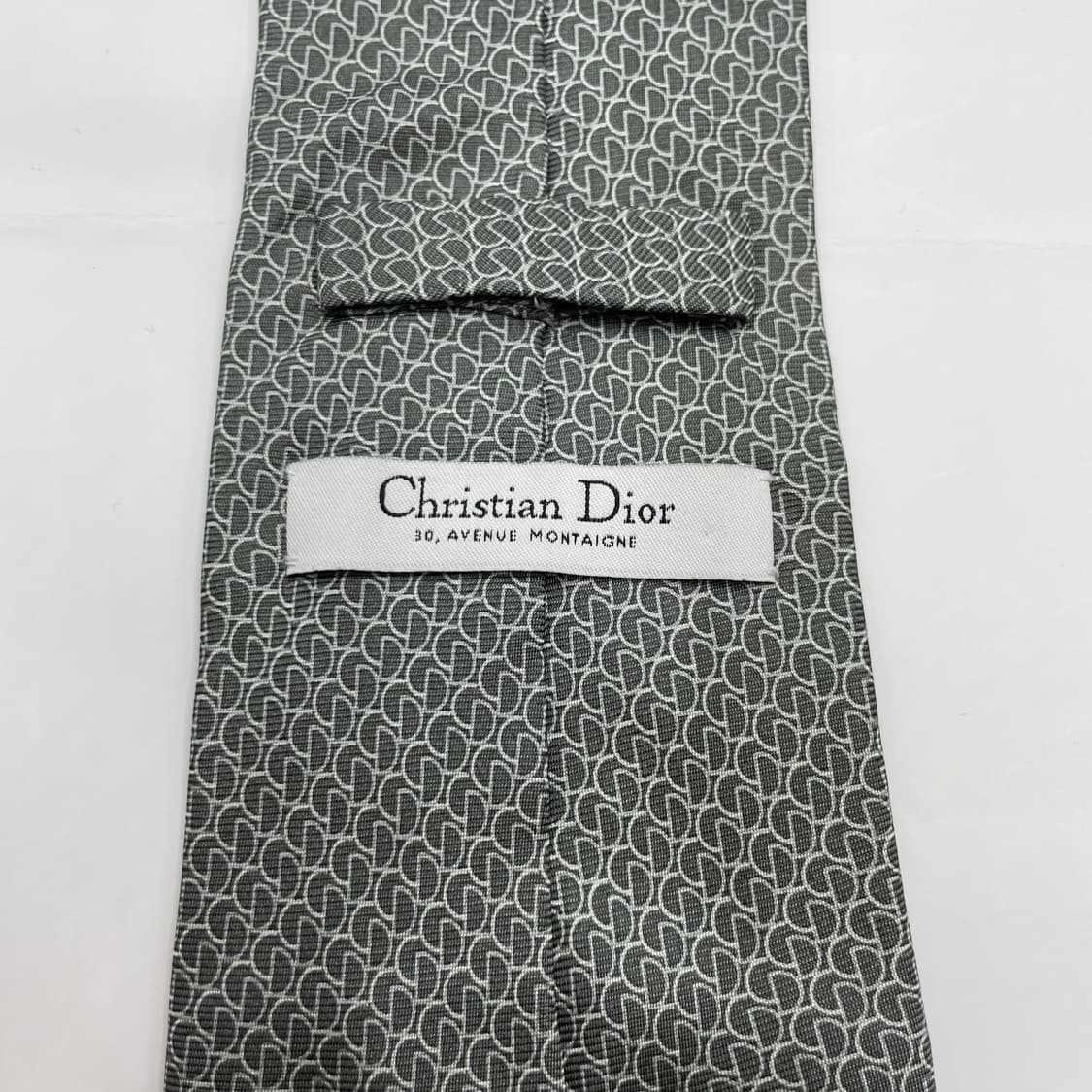 438) (Christian DIOR) 크리스찬 디올 패턴 넥타이 상품이미지5